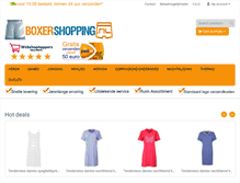 Tablet Screenshot of boxershopping.nl